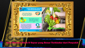 Cara Mencuci Buah & Sayur yang Benar Terhindar dari Penyakit